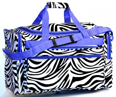 Lavender Straps 22" Black w/White Zebra Bag  SWDSI1042