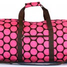 Brown Straps 22" Brown w/Pink Dots Bag  SWDSI1044