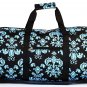 SWDSI1047- Black w/Blue Sheild Print Bag  SWDSI1047