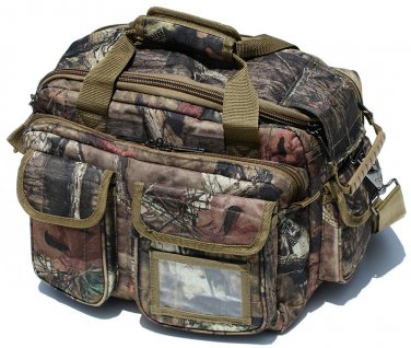 Mossy Oak Medium Deluxe Range Bag with Coyote Tan Trim  SWDSI1139
