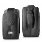 SWDSI1011-BLACK LEATHERETTE CELL PHONE HOLDER