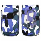 SWWW106-Nylon Blue Camo Cell Phone Holder