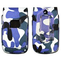 SWWW106-Nylon Blue Camo Cell Phone Holder