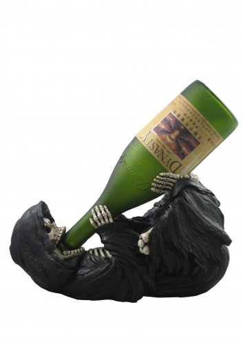 SWEDHH32081 - Grim Reaper Wine Bottle Holder