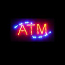 SWEDLEDATM2 - 19x10 ATM Blue/Red LED Sign