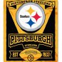 Pittsburgh Steelers Marque Fleece Blanket  SWEDbsteelersEST