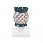Teal and White Plug In Tart/Oil Warmer  - SWEDTW574