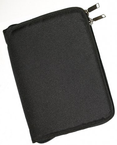 SQUARE HANDGUN CASE - BLACK 600D NYLON  SWDSIWW545