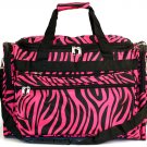 22" Pink with Black Zebra Print Travel Bag  SWDSI1040