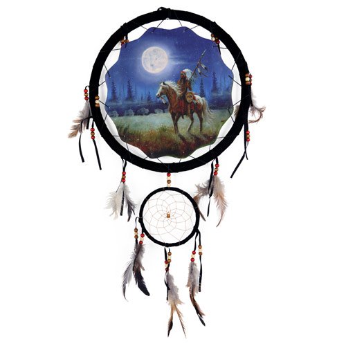 13" Dream Catcher Indian and Horse SWEDDCM1332