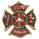 Fireman Cast Iron Wall Plaque: Visitors & Life's Goal - SWIWG    0170S-05207