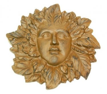 Large Rust Cast Iron Woman Face - SWIWG 0170S-05653