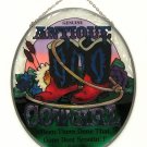 Sun Catcher Antique Cowgirl - SWIWG    0176-305