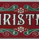 Wood Plaque Merry Christmas Y'all - SWIWG  049-98216