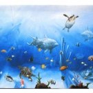 Dolphin Canvas Wall Plaque - SWIWG  049-30352