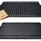 Old Mountain Cast Iron Preseasoned Two-burner Reversible GrillGriddle - SWIWG 0166-10119