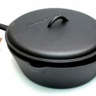 Old Mountain Cast Iron Preseasoned 5 qt Deep Fry Skillet w Lid - SWIWG 0166-10110