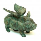 Cast Iron Flying Pig Bank - SWIWG 0170S-07654