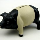 Cast Iron Pig Bank BlackWhite - SWIWG 0170S-04616
