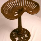Cast Iron Tractor Seat Mounted On Post - SWIWG 0184S-0026