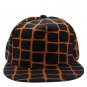 SWRUBNLH2266ORG - ORANGE SQUARE SNAPBACK HAT AND CAP