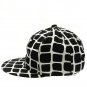 SWRUBNLH2266BLK - BLACK SQUARE SNAPBACK HAT AND CAP