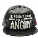 SWRUBNLH2276GDWHT - WHITE MESSAGE ANGRY  HAT AND CAP