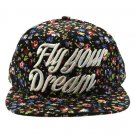 SWRUBNLH2280MLT - MULTICOLOR MESSAGE FLY YOUR DREAM  HAT AND CAP