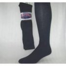 SIZE 10-13  1 DOZEN AMERICAN MADE BRAND MEN'S GRAY HEEL AND TOE CREW SOCK SWALSKOTC10NAVY