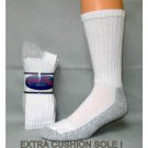 1 DOZEN SIZE 9-11 PROTREK HD STEEL TOE GRAY BOTTOM BOOT SOCKS. SWALSKC9STEEL