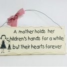 10" x 4" Wooden Sign Decor - Children's Hearts - SWEDWP344