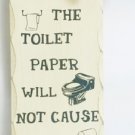 10" x 4" Wooden Sign Decor - Toilet Paper - SWEDWP320