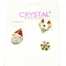CHRISTMAS 3 PCS EARRING SET - SWRUBMME23869GDMLT