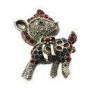 REINDEER METAL  PIN AND BROOCH - SWRUBKIP930511NASMLT