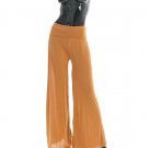 SZ LG PALAZZO STRETCH PANTS - SWRUBJTA99004LBRO