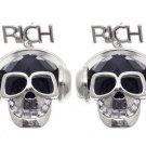 HEADPHONES SKULL  EARRING - SWRUBJOE1052RDBLK