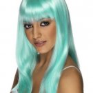 Women's Glamarama Wig - Neon Aqua - SWWHC-34827SM