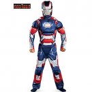 SZ Medium Iron Man Iron Patriot Classic Muscle Childrens Costume - SWWHCSWWHCDI55658