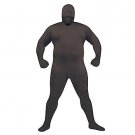 Plus (Up to 300lbs) Black Men's Plus Size Skinsuit - SWWHC131265BFW