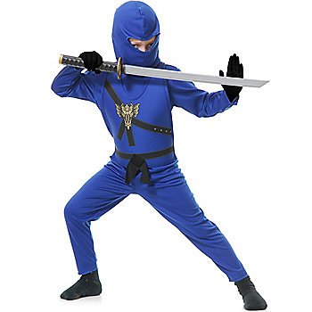 SZ Medium Blue Ninja Avenger Boy's Costume - SWWHCCH84372VB