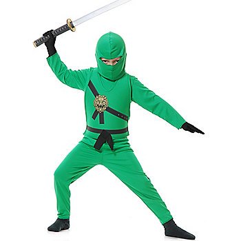 SZ Large Green Ninja Avenger Boy's Costume - SWWHCCH84372VG
