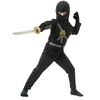 SZ Small Black Ninja Avenger Boy's Costume - SWWHCCH84372VBLK