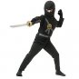 SZ Medium Black Ninja Avenger Boy's Costume - SWWHCCH84372VBLK