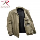 Small Rothco Khaki 3 Season Concealed Carry Jacket 5385