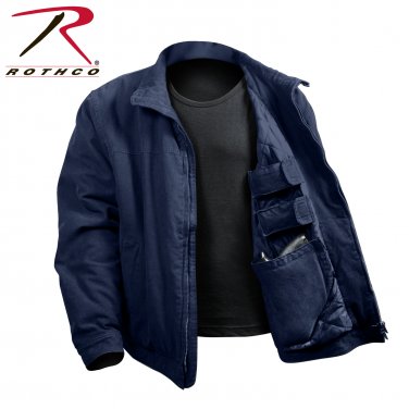 3X Large Rothco Navy Blue 3 Season Concealed Carry Jacket 54387