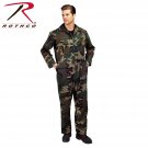 SZ Small Rothco Unlined Coveralls - Woodland Camo 2034