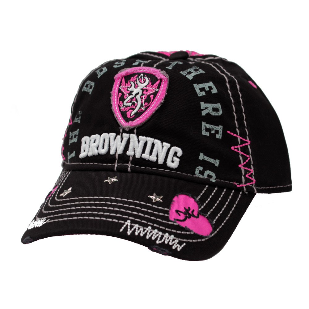 Browning Ladies Sweetheart Cap Black/Hot Pink SWDSI BR39992