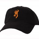 BROWNING Atka Lite Cap Black Orange Buckmark logo SWDSIBR40991