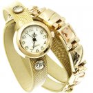 VINYL WRAP AROUND  FASHION WATCH   - SWRUBWJW8032GDBEG
