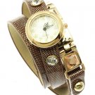 VINYL WRAP AROUND  FASHION WATCH   - SWRUBWJW8032GDBRO